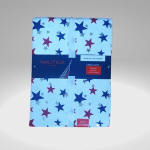 Indoor/ outdoor tablecloth ( Nautica Home)